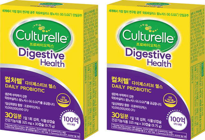 Culturelle 康萃樂 日常益生菌膠囊, 30顆, 2盒