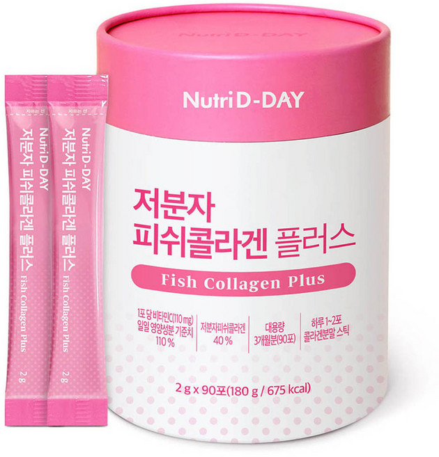 뉴트리디데이 저분자 피쉬콜라겐 플러스, 180g, 1개
