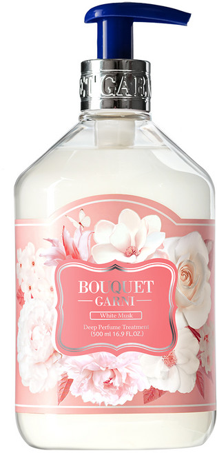 부케가르니 딥 퍼퓸 트리트먼트 화이트머스크, 500ml, 1개