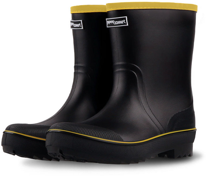 슈퍼카미트 남성용 논슬립 경량 고급 고무 프리미엄 장화