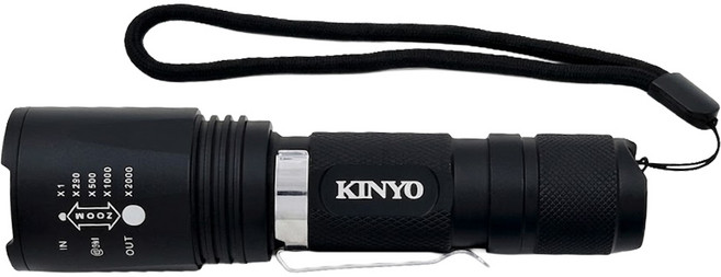 Kinyo LED強光變焦手電筒, LED-505, 1支