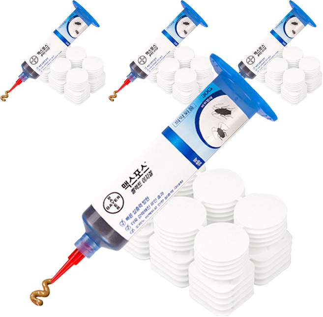 바이엘 맥스포스 셀렉트 겔 30g+먹이통 30개입, 30g, 4세트