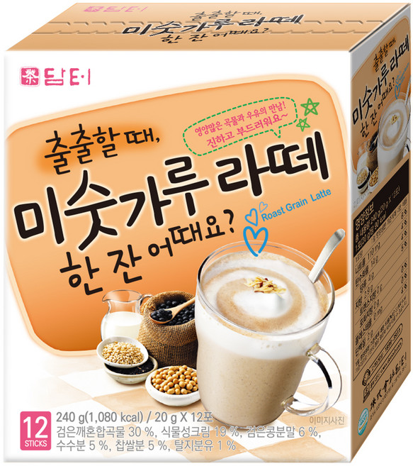 담터 미숫가루 라떼, 240g, 1개