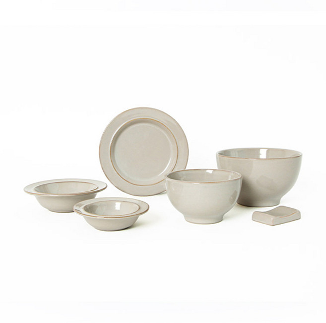 온달 1인 식기세트 6p, 샌드그레이, 식기 6종, 1세트