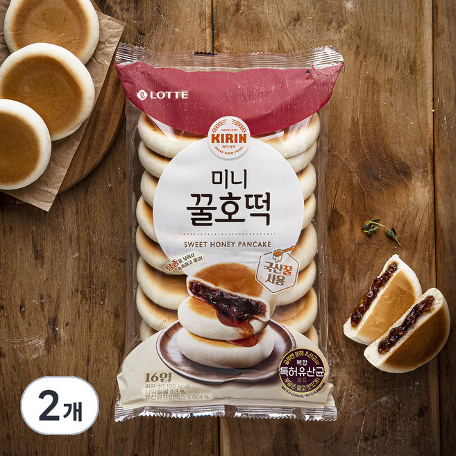 기린 미니 꿀호떡, 400g, 1개입, 2개