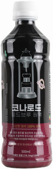 코나로드 콜드브루 원액 에티오피아 예가체프 더치커피, 500ml, 1개입, 1개
