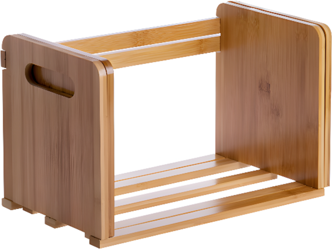 이플나래 원목 책꽂이 길이조절 DIY, 1단