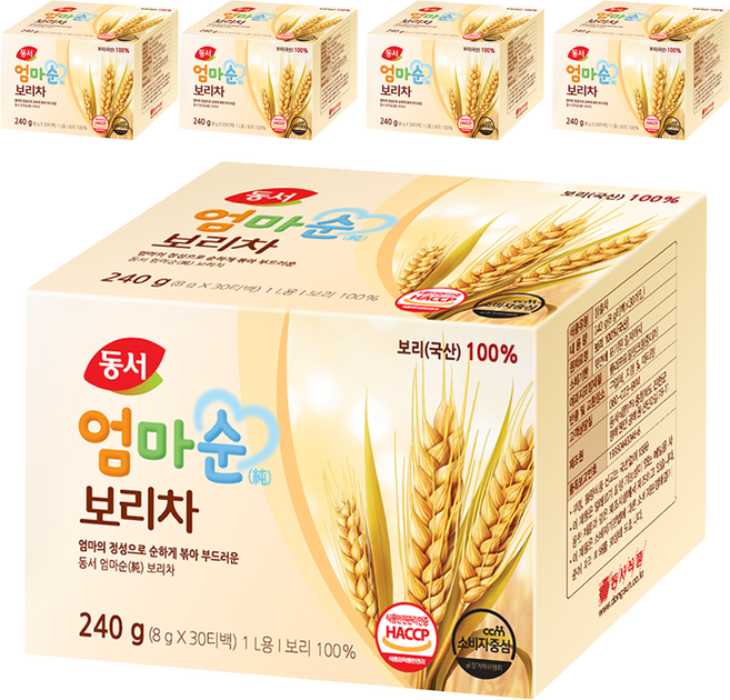 동서 엄마순 보리차, 8g, 30개입, 5개