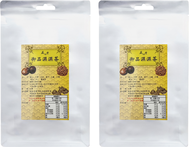 正心堂花茶行 御品 濕濕茶茶包, 4g, 15包, 2袋