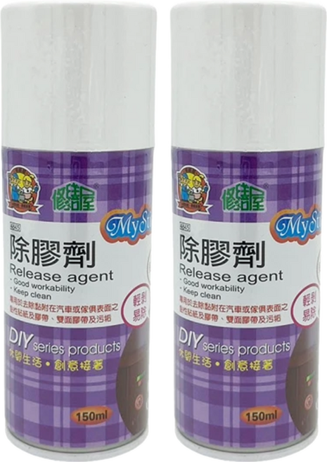 修繕屋 貼紙剋星除膠劑, 2瓶