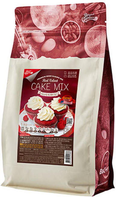 브레드가든 부드러운 레드벨벳 머핀믹스, 1kg, 1개