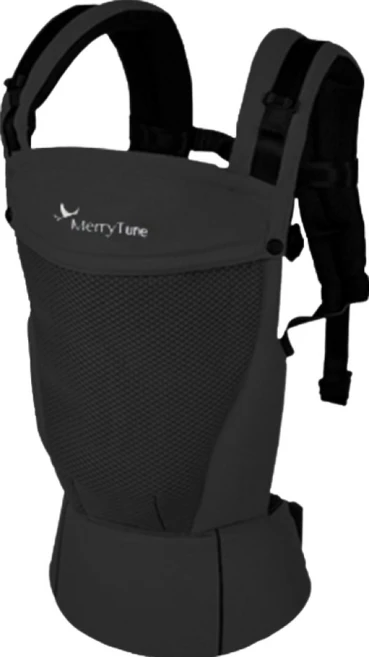 메리튠 얼티밋 매쉬 휴대용 부스터 아기띠, 블랙 - 쿠팡
