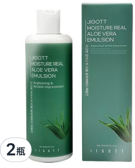 韓國JIGOTT 蘆薈舒緩化妝水, 300ml, 2瓶