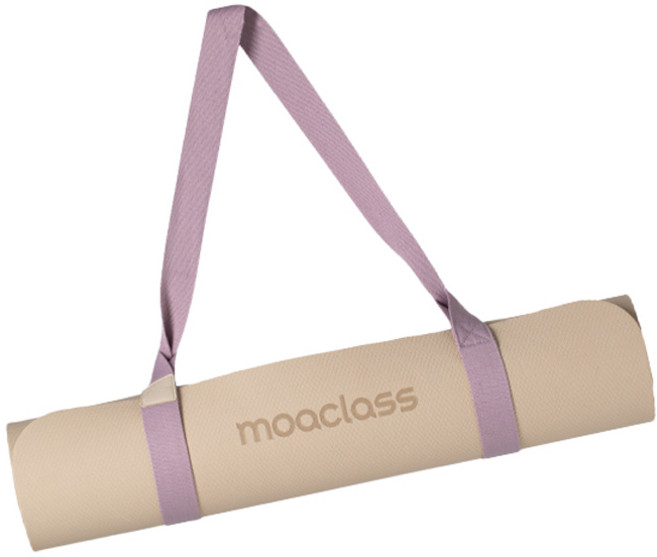 모아클래스 TPE 리버서블 요가매트, 베이지브라운, 1개