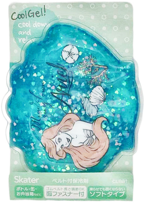 Skater CLBB1 便當保冷劑 附束帶 保冷劑14 x 11cm 束帶24cm 美人魚, 1組