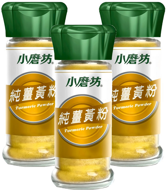 小磨坊 純薑黃粉, 34g, 3瓶