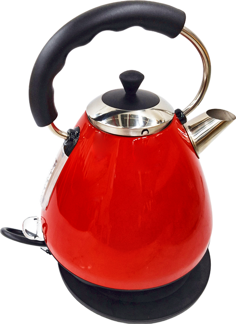 KAISER 威寶 炫彩不鏽鋼電水壺 WK-8213NY 1.2kg, 紅色, 1.7L, 1個