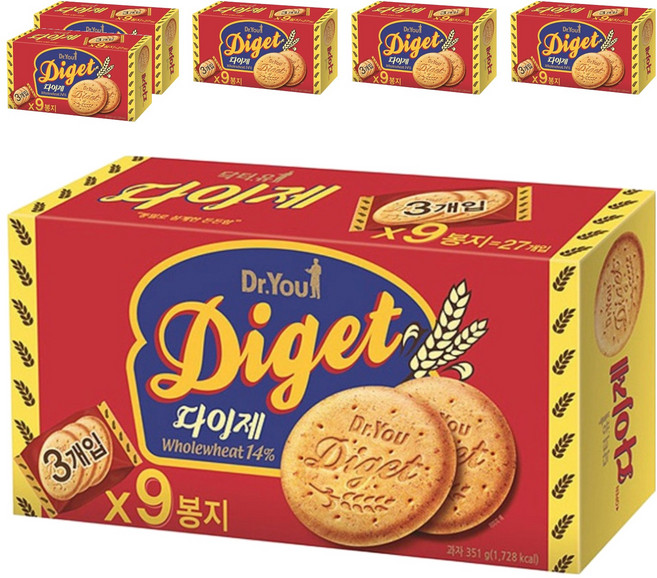 닥터유 다이제 오리지널, 351g, 6개