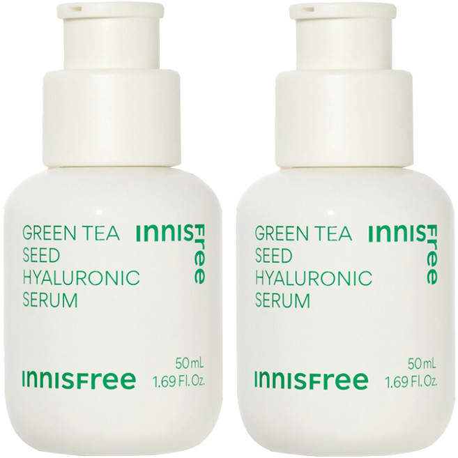 이니스프리 그린티 씨드 히알루론산 세럼, 50ml, 2개