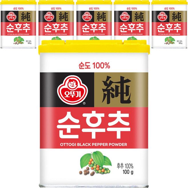 오뚜기 순후추, 100g, 6개