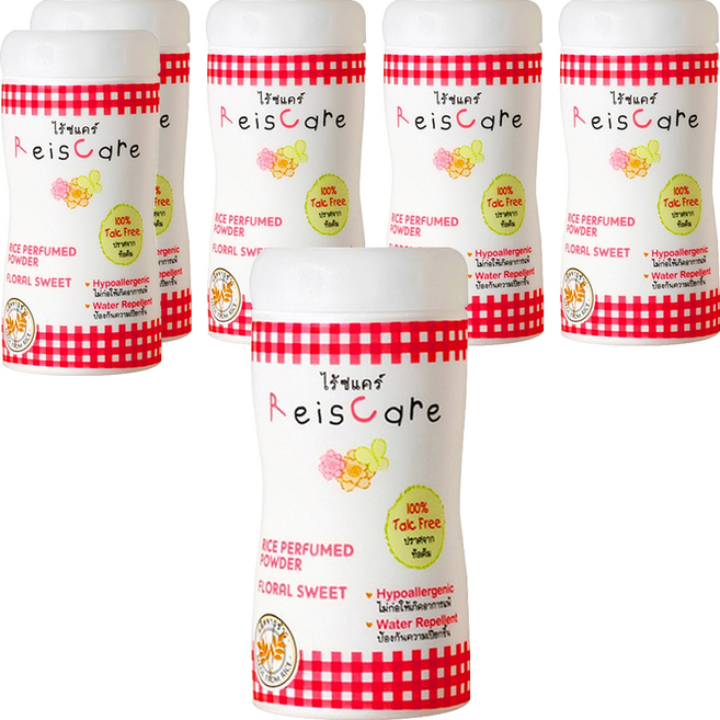 라이스케어 베이비파우더 플로럴스위트, 50g, 6개