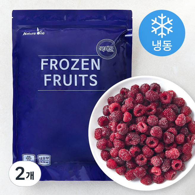 국산 산딸기 (냉동), 1kg, 2개