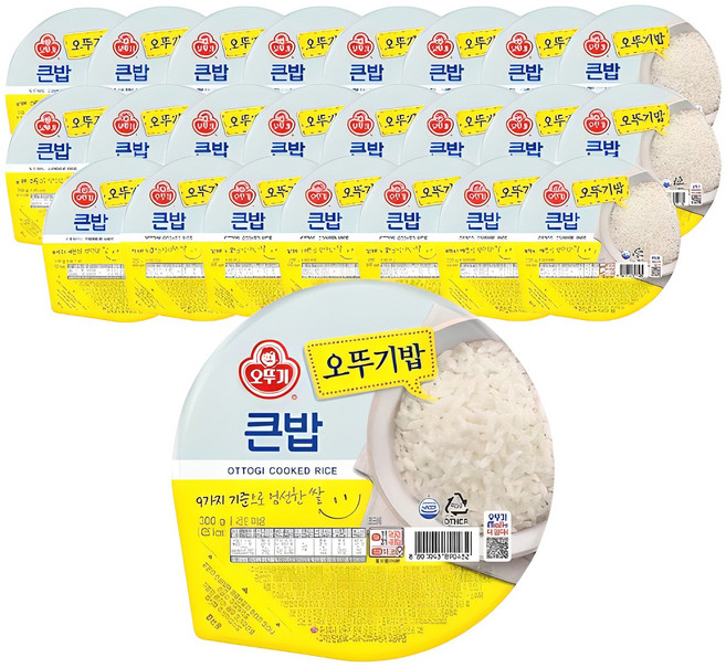 오뚜기 큰밥, 300g, 24개