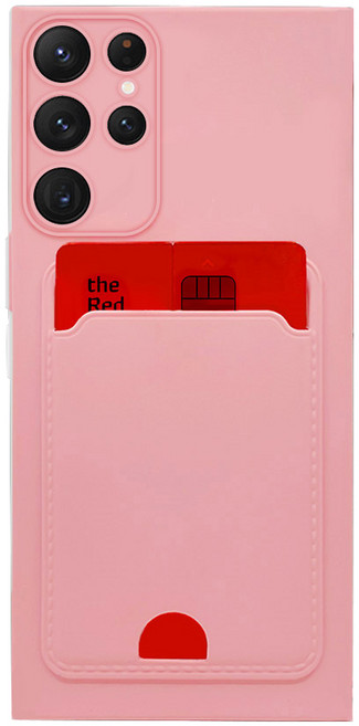 SEMEUR 粉彩矽膠卡片收納手機殼