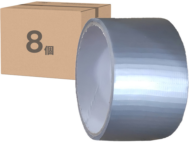 防風膠帶 g454 5cm x 5m 銀色 8個, 1組