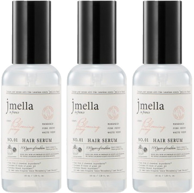 제이멜라 인 프랑스 블루밍 피오니 헤어 세럼, 100ml, 3개