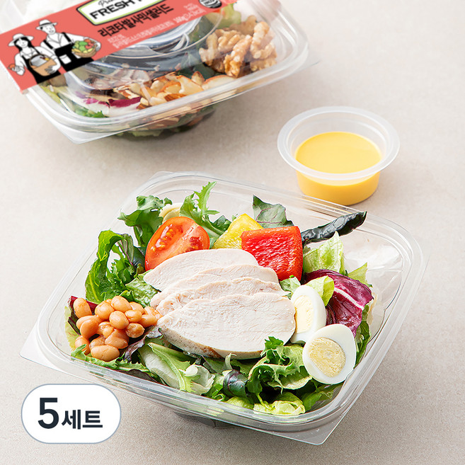프레쉬팜 리코타 발사믹 샐러드 160g + 닭가슴 케이준 샐러드 160g, 320g, 5세트