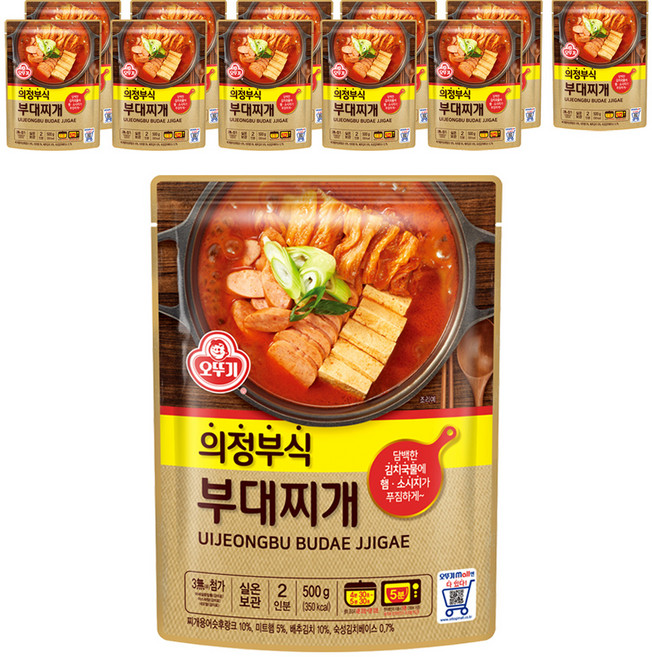 오뚜기 의정부식 부대찌개, 500g, 12개