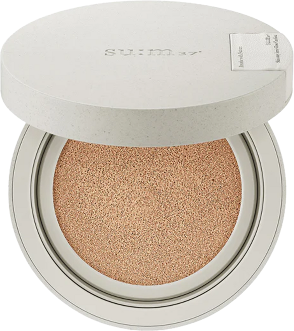 su:m37° 甦秘 花漾純萃亮采氣墊粉餅 SPF50+/PA+++, 02 自然色, 1組