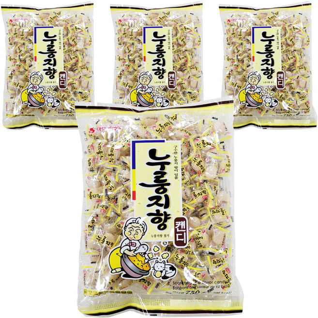 마트코리아 누룽지향 캔디, 4개, 750g