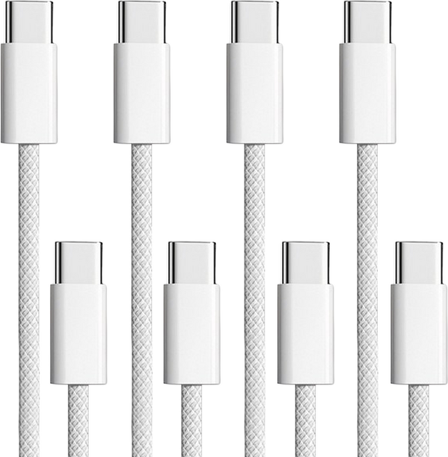 HONG JIN 宏晉 65W 高密編織快充線, 1m, 4條