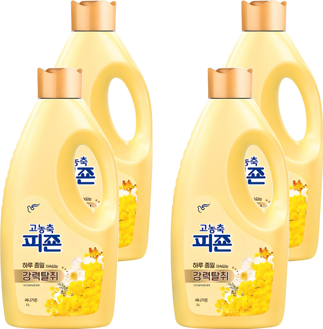 고농축 피죤 강력탈취 오리지널 써니가든 섬유유연제, 2L, 4개
