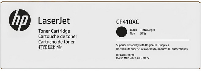 hp 惠普 410X 碳粉匣, 黑色, 1個