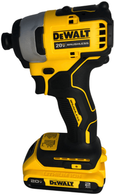DEWALT 得偉 20V MAX無刷式高速型衝擊起子機 2.0Ah 雙電 DCF809D2, 1台
