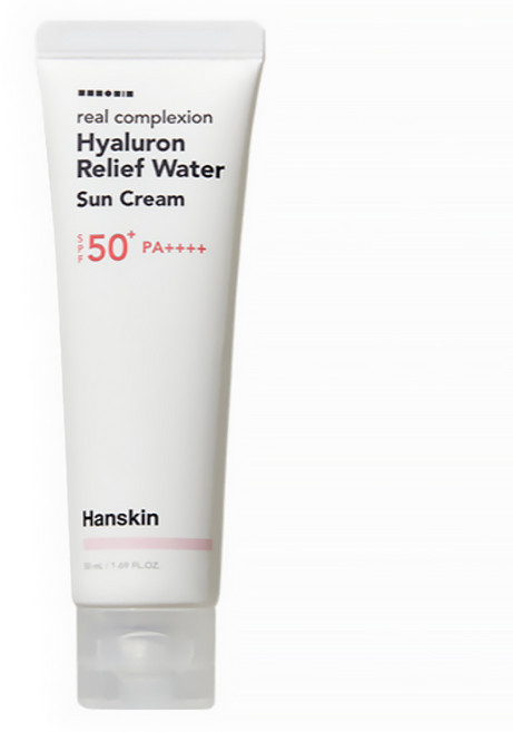한스킨 리얼컴플렉션 히알루론 릴리프 워터 선크림 SPF50+ PA++++, 50ml, 1개