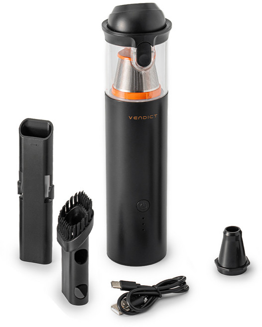 벤딕트 더스트픽 무선 차량용 청소기, (2-22) VDT-VC1B, 블랙