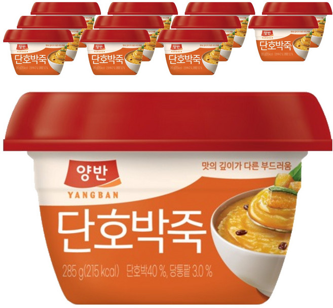 동원 양반 단호박죽, 285g, 12개
