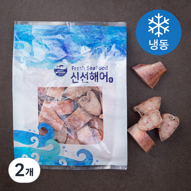 신선해어 적어 내장 비늘제거 마리당 70~90g (냉동), 2kg, 2개