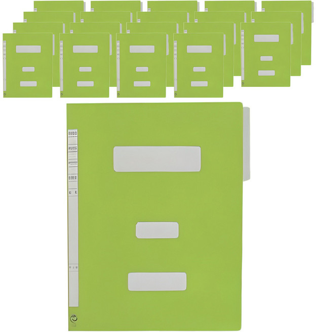 희망사무포인트 PP 정부 파일, 연두, 20개