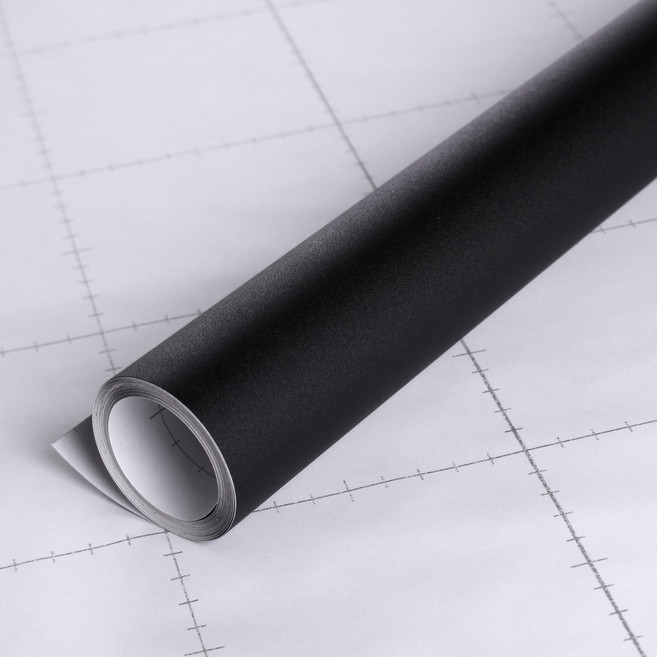 시트몰이 에어프리 단색 시트지, 검정, 100 x 250 cm