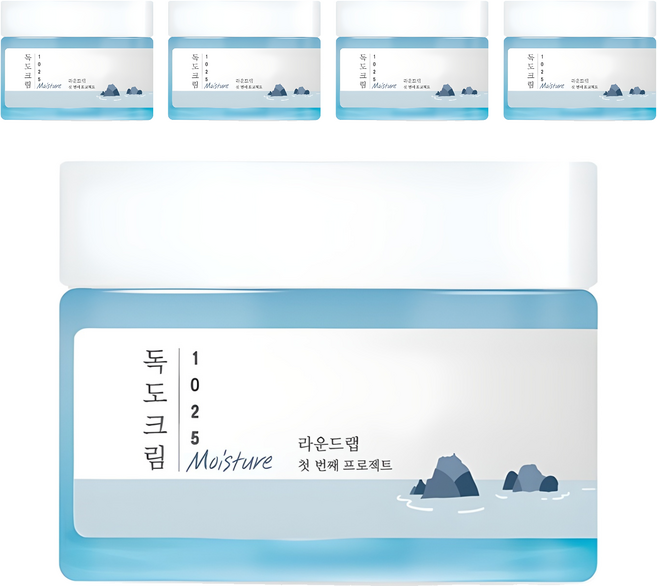 라운드랩 1025 독도 수분 크림, 50ml, 5개