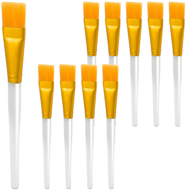 메디플라워 팩브러쉬, 혼합색상, 10개