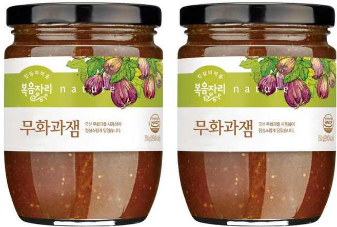복음자리 무화과잼, 350g, 2개