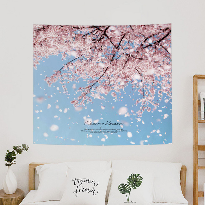 상상후 초대형 패브릭 포스터, 벚꽃무드