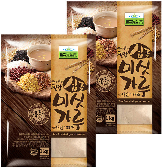 七甲農山十粒米西特粉, 1kg, 2包