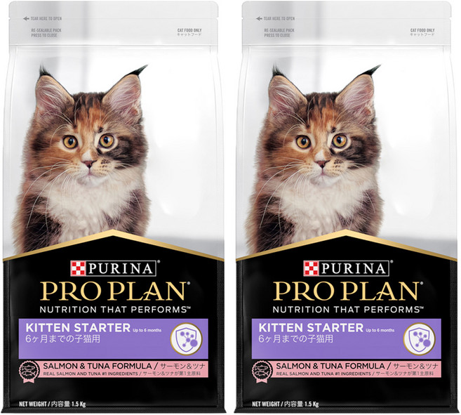 프로플랜 고양이 스타터 기능성 사료, 키튼 스타터, 1.5kg, 2개